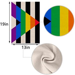 Ally Pride Garden Flag LGBT Rainbow LGBTQ Alliance Gay Pride Support Vertical Double Sized Yard Outdoor Decoration