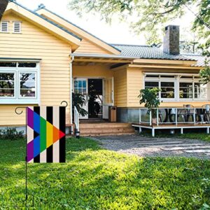 Ally Pride Garden Flag LGBT Rainbow LGBTQ Alliance Gay Pride Support Vertical Double Sized Yard Outdoor Decoration