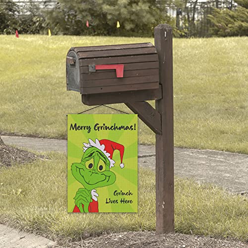 Christmas Winter Garden Flag, Merry Christmas Garden Flag Double Sided Vertical 12.5×18 Inch for Christmas Holiday Party Yard Outdoor Decorations, Merry Christmas Decorations