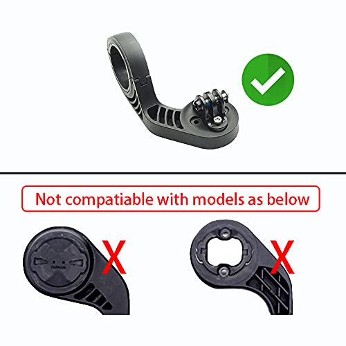 Bicycle Combo Mount Adapter,Computer Bracket Camera Adapter for Garmin Edge 200 500 510 520 800 810 820 1000,Compatible with Gopro Sport Action Camera and Bryton Mount