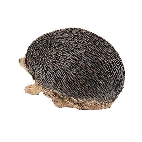 CLEVER GARDEN Hedgehog Garden Statue Outdoor Décor, Resin Figurine Decoration for Lawn, Yard, Patio, Porch, and More