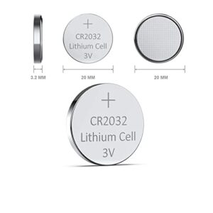 Synergy Digital Battery, Compatible for Sony CR2032-B1A Replacement Combo-Pack Includes: 2 x CR2032 Batteries