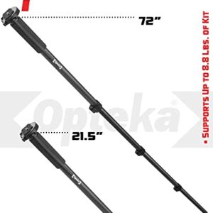 Opteka 72-Inch Photo Video Monopod with Quick Release for Digital SLR Cameras and Camcorders