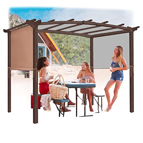 Pergola Roof, Replacement Roof, Canopy Garden Sun Shade Patio Canopy Shelter Weather-Resistant, Water-Repellent for Pergola Outdoor Canopies Canopy Cover for Freestanding Pergola