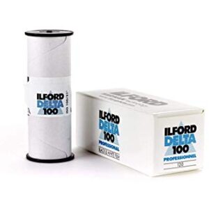 Ilford 1743399 Delta Pro 100 120 Fine Grain Medium Speed, Black and White Film, ISO 100, 120 Size