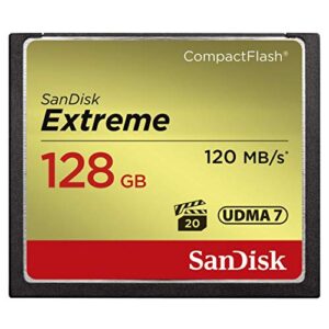 sandisk 128gb extreme compactflash memory card udma 7 speed up to 120mb/s – sdcfxsb-128g-g46