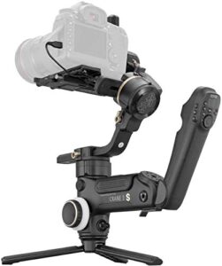 zhiyun crane 3s camera stabilizer [official], handheld 3-axis gimbal stabilizer for dslr cinema cameras and camcorder