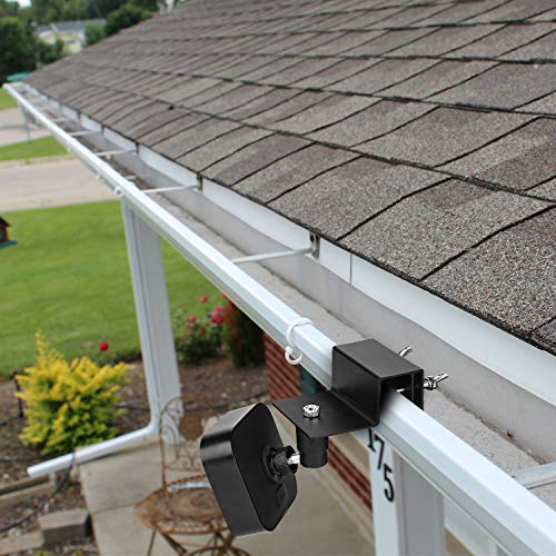 3Pack Gutter Mount for Blink Outdoor (3rd Gen) XT3, with Outlet Wall Mount for Blink Sync Module 2, Perfect Vision for Your Blink Surveillance Camera - Black