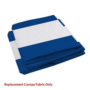 Garden Winds Signature Series 10 x 10 Two-Tiered Replacement Gazebo Canopy Top Cover- Cabana Blue