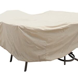 Treasure Garden X-Large Oval/Rectangle Table & Chairs w/8 ties (no center hole) - Protective Furniture Covers