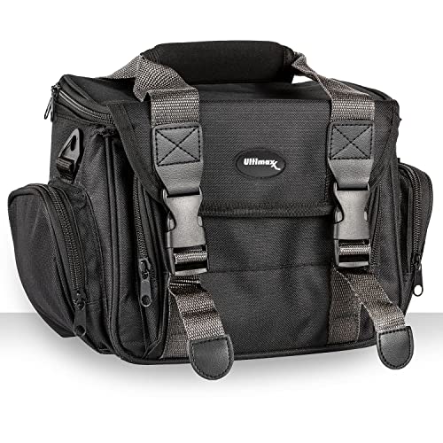 Ultimaxx Large Carrying Case/Gadget Bag for Sony,Nikon, Canon, Olympus, Pentax, Panasonic, Samsung & Many More SLR Cameras & Camcorders