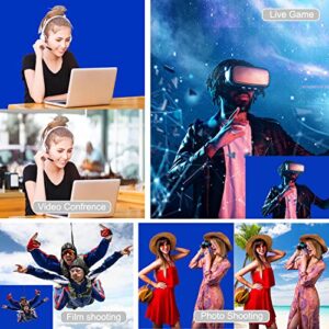 10 X 7 FT Royal Blue Screen Backdrop for Photography, Chromakey Background for Video Self Tape Audition Zoom Meeting Photoshoot Gaming YouTube, Polyester Cloth Fabric Curtain Sheet with 4 Clamps