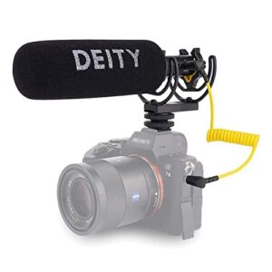 deity v-mic d3 pro super-cardioid directional shotgun microphone with rycote shockmount for dslrs, camcorders, smartphones, tablets, handy recorders, laptop and bodypack transmitters