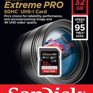 SanDisk Extreme Pro 32GB SDHC UHS-I Card (SDSDXXG-032G-GN4IN)