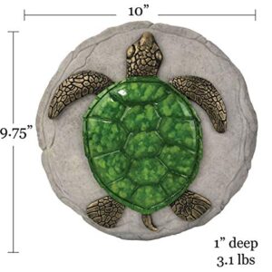 Spoontiques -Garden Décor - Turtle Stepping Stone - Decorative Stone for Garden