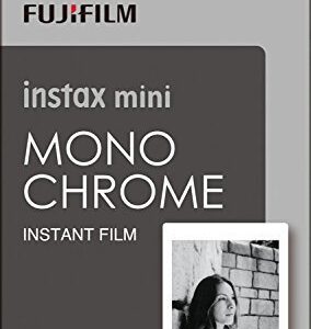 Fujifilm Instax Mini Instant Film Monochrome 4-Pack Bundle Set, Mono Chrome (10 x 4 = 40) # 337556 for Mini 90 8 70 7s 50s 25 300 Camera SP-1 Printer