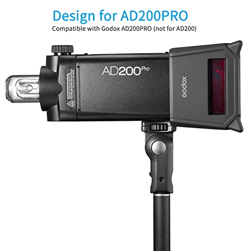 Godox AD200PRO-PC Silicone Fender Protect Case for AD200Pro Flash Light Screen Protection