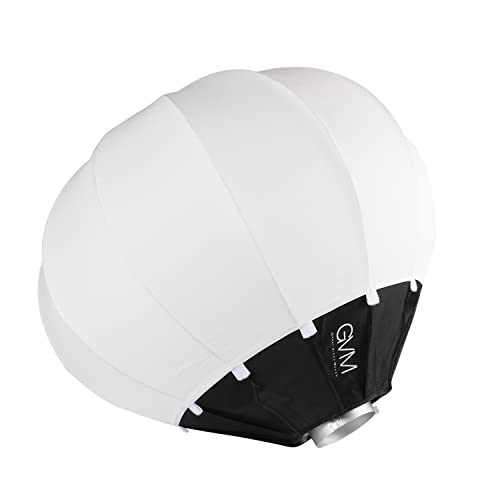 GVM Lantern Softbox Soft Light Modifier, 26inch, Quick-Setup Quick-Folding GVM Light Upgraded for GVM SD80D P80S SD300D SD200D SD200S ST200R ST100R PR150D PR150R and Other Bowens Mount Light