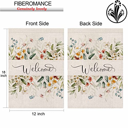 FIBEROMANCE Spring Summer Garden Flag…