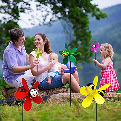 Garden Pinwheels Whirligigs Wind Spinner Windmill Toys for Kids Yard Decor Lawn Decorations Hummingbird Decorative Garden Stakes Outdoor Whirlygig Windmills Gardening Art Whimsical Baby Gifts