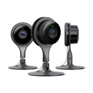 google nest cam indoor 3 pack – wired indoor camera for home security – control with your phone and get mobile alerts – surveillance camera with 24/7 live video and night vision