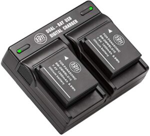 bm 2 pack dmw-blg10 batteries and dual battery charger for panasonic lumix dc-g100 dc-zs80 dc-gx9 dc-lx100 ii dc-zs200 dc-zs70 dmc-gx80 dmc-gx85 dmc-zs60 dmc-zs100 dmc-gf6 dmc-gx7k dmc-lx100k cameras