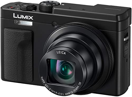 Panasonic LUMIX ZS80D 4K Digital Camera, 20.3MP 1/2.3-inch Sensor, 30X Leica DC Vario-Elmar Lens, F3.3-6.4 Aperture, WiFi, Hybrid O.I.S. Stabilization, 3-Inch LCD, DC-ZS80DK (Black)