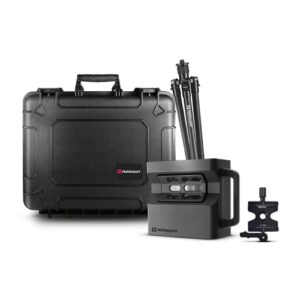 matterport pro2 camera travel small hard case bundle – high precision 360 virtual tours, 4k photography, 3d mapping, & digital surveys – includes pro2 camera, tripod, clamp, and 20” portable hard case