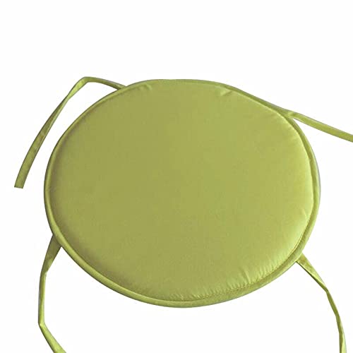 Indoor Outdoor Chair Cushions Seat Cushion Round Chair Cushions with Ties, Round Chair Pads for Dining Chairs, Bar Stool Cushions Bistro Chair Cushions Set for Patio Garden Home Kitchen