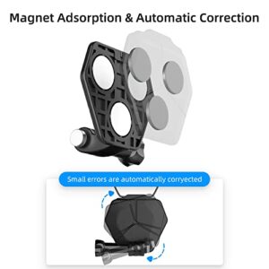 SUREWO Magnetic Action Camera Mount for Gopro,Magnetic Fence Mount Compatible with GoPro Hero 11 10 9 8 7 6 5 Black,DJI Osmo Action 3,Crosstour/Campark/AkASO and More