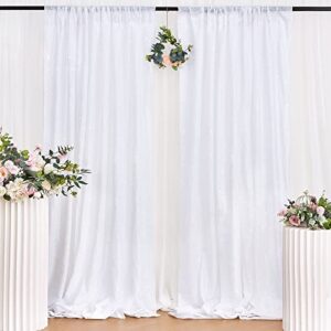 sequin curtains 2 pieces white 2ftx8ft sequin photo backdrop birth party sequin backdrop curtain