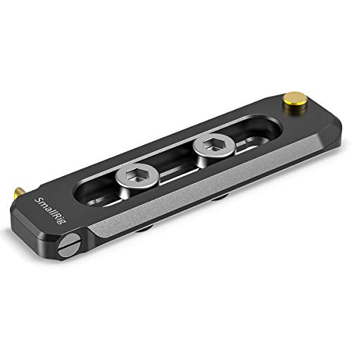 SMALLRIG Universal Low-Profile Quick Release NATO Rail Safety Rail 70mm/2.8inches Long with 1/4'' Screws for NATO Handle Camera Cage EVF Mount – BUN2483