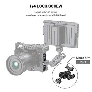 SMALLRIG Universal Low-Profile Quick Release NATO Rail Safety Rail 70mm/2.8inches Long with 1/4'' Screws for NATO Handle Camera Cage EVF Mount – BUN2483