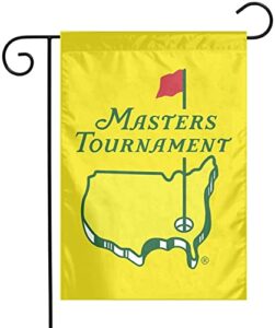 mqbh masters tournament augusta national golf garden flags home yard patio lawn outdoor decorative 12×18 inches