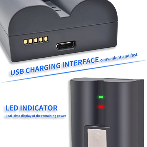 Rechargeable Lithium-Ion V4 Battery for Ring-Doorbell Camera 1/2/3/4, Upgraded Battery Compatible with Video Doorbell and Spotlight Cam Solar Stick Up Camera (2nd & 3rd Gen) 3.65V 6040mAh (1-Pack)