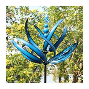 LimeHill Wind Spinner for Yard and Garden - Large Metal Kinetic Wind Sculptures, Yard Art Outdoor Decor (27 x 91 inches)