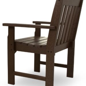 POLYWOOD GNB24MA Vineyard Garden Arm Chair, Mahogany