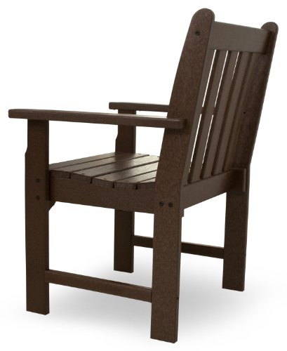 POLYWOOD GNB24MA Vineyard Garden Arm Chair, Mahogany