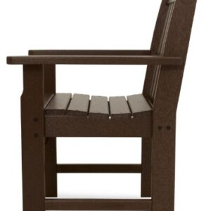 POLYWOOD GNB24MA Vineyard Garden Arm Chair, Mahogany