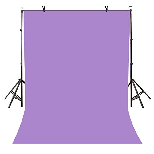 LYLYCTY 5x7ft Photography Studio Non-Woven Backdrop Light Purple Backdrop Solid Color Backdrop Simple Background LY087