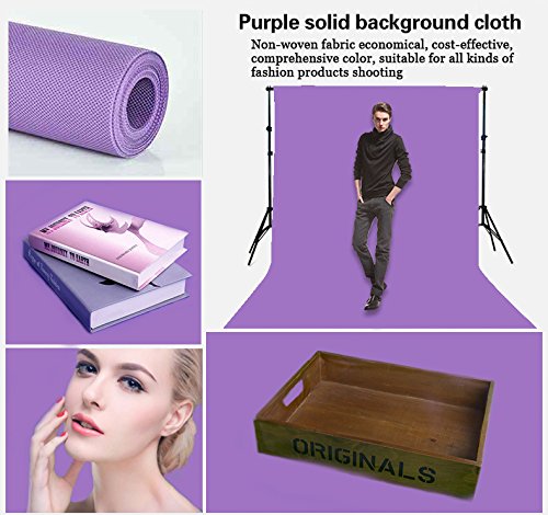 LYLYCTY 5x7ft Photography Studio Non-Woven Backdrop Light Purple Backdrop Solid Color Backdrop Simple Background LY087