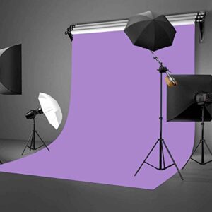 LYLYCTY 5x7ft Photography Studio Non-Woven Backdrop Light Purple Backdrop Solid Color Backdrop Simple Background LY087