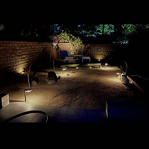 Bobcat Solar Pathway Lights Super Bright 300 lumens with 2-in-1 Warm White and Daylight Modes, Solar Lights for Outdoor Path, Sidewalk, Driveway or Walk Way (4 Pack)