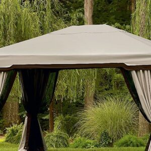 Garden Winds 10 x 12 Gazebo Replacement Canopy Top Cover - RipLock 350