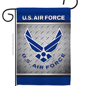 US Air Garden Flag Armed Forces USAF United State American Military Veteran Retire Official House Decoration Banner Small Yard Gift Double-Sided, 13"x 18.5", Made In USA 13 X 18.5