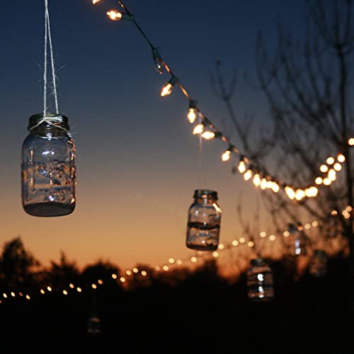 String Light Hanging Kit Outdoor Globe String Light Suspension Kit with 164 Ft Vinyl Coated Stainless Steel Wire Cable, Turnbuckle, Thimble, Hooks for Garden Patio Backyard Lighting Accessories