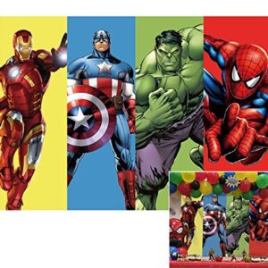 Baolifan Hero 5x3ft Backdrop for Boy Birthday Party Super City Red Hero Anime Iron Photography Background Boy Children Bday Party Supplies Baby Showe