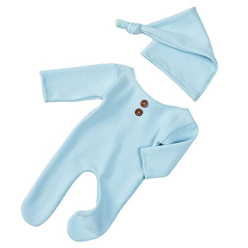 Zeroest Newborn Photography Outfits Boy Newborn Photography Props Newborn Boy Photoshoot Outfits Newborn Photoshoot Props Boy Girl (Baby Blue 1#)