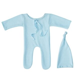 Zeroest Newborn Photography Outfits Boy Newborn Photography Props Newborn Boy Photoshoot Outfits Newborn Photoshoot Props Boy Girl (Baby Blue 1#)