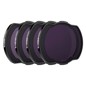 freewell standard day – 4pack nd8, nd16, nd32, nd64 filters compatible with dji avata drone/o3 air unit